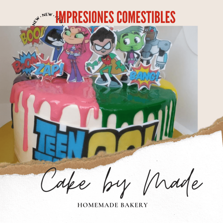 sentido Humilde Abuso Impresiones Comestibles en Bogotá- Cake by Made