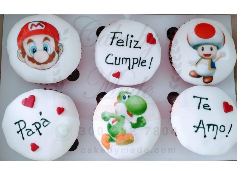 hermosos Cupcakes en Bogotá con lindos mensajes personalzados