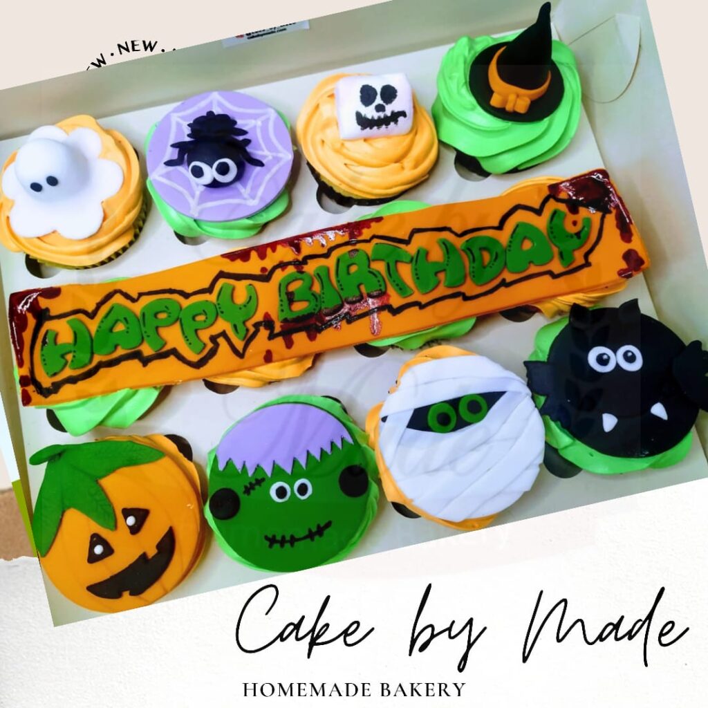 Cupcakes personalizados de Halloween elaborados por Cake by Made