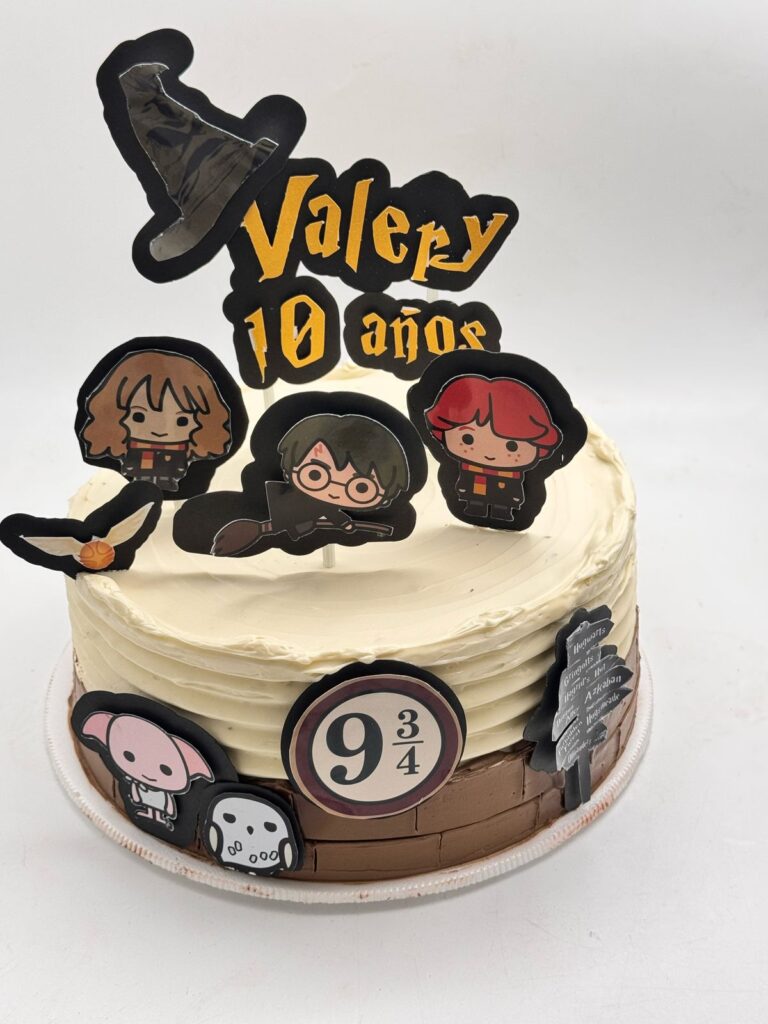 Torta Harry Potter en crema