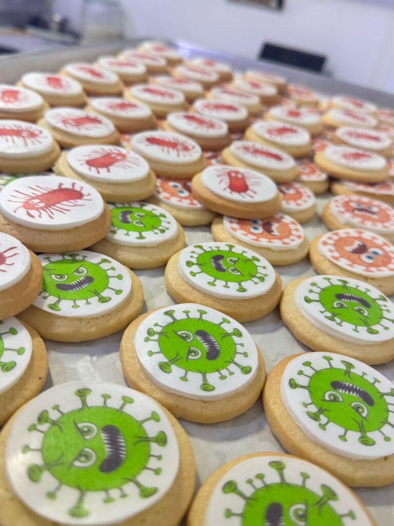Galletas Personalizadas en Bogotá 70 Galletas decoradas con impresión comestible con sabor a mantequilla y vainilla