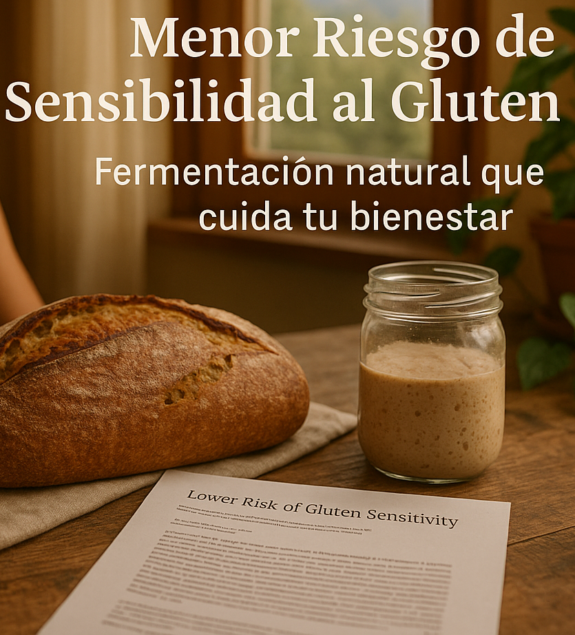 Curso de Masa Madre en Bogotá: Taller Práctico de Pan Artesanal 4 Menos riesgo de sensibilidad al gluten imagíne ilustrativo para el taller especial de masa madre
