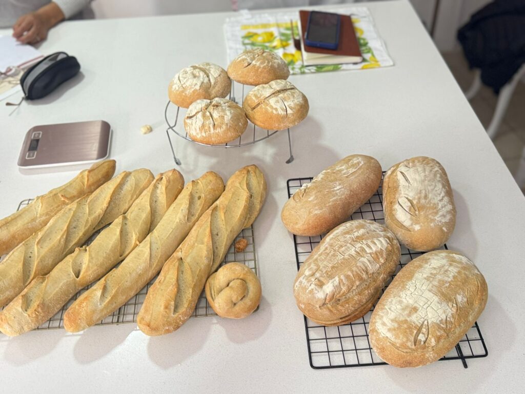 Curso de masa madre Taller de pastelería saludable Elaborando baguette de masa madre En Bogotá