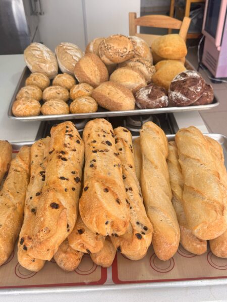 Pan Baguette con chip de chocolate